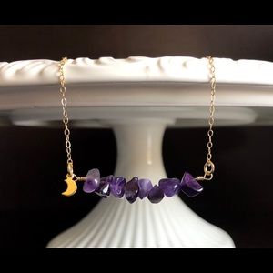 Amethyst Necklace Gemstone February Birthstone